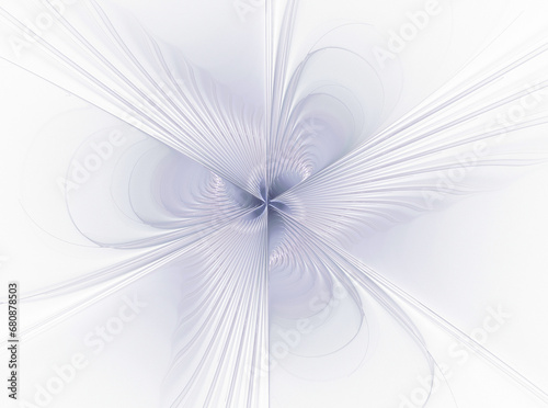 Abstract fractal blue pattern on a light background