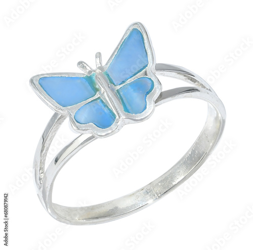 Ring Silver with Stone
