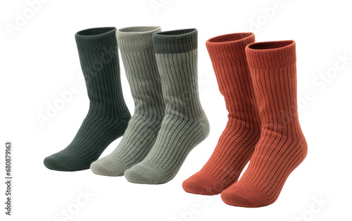 Winter Socks Durable Support for Feet Isolated on a Transparent Background PNG