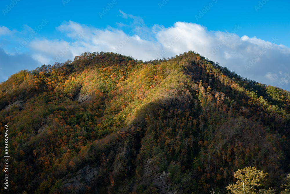 casentino national park autumn colors arezzo tuscany casentino national park autumn colors arezzo tuscany