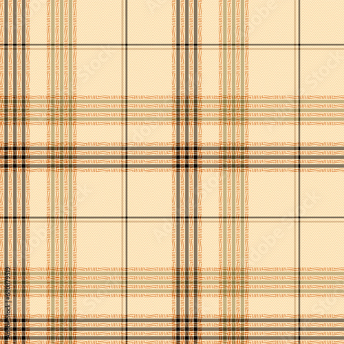 Check Plaid Seamless Pattern, Lumberjack Vector Pixel in Black, and Camel, Simple Tartan Background Graphic with Herringbone