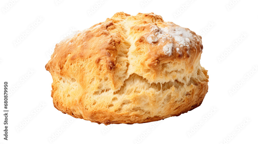 Scone on white isolated on clear png background and transparent background. Bakery and pastry concept for cafe and restaurent, AI generative. Scone on white isolated on clear png background and transparent background. Bakery and pastry concept for cafe and restaurent, AI generative.