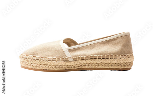 Coastal Comfort Classic Espadrille Charisma Isolated on a Transparent Background PNG