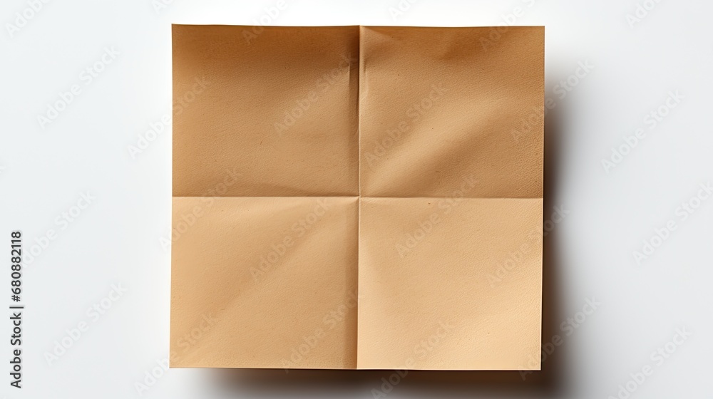 Fototapeta premium brown paper bag isolated