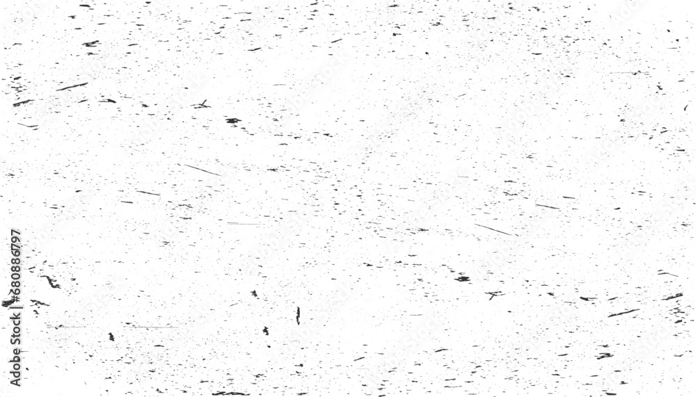 Abstract grainy texture isolated on white background. Top view. Dust, sand blow or bread crumbs. - obrazy, fototapety, plakaty 