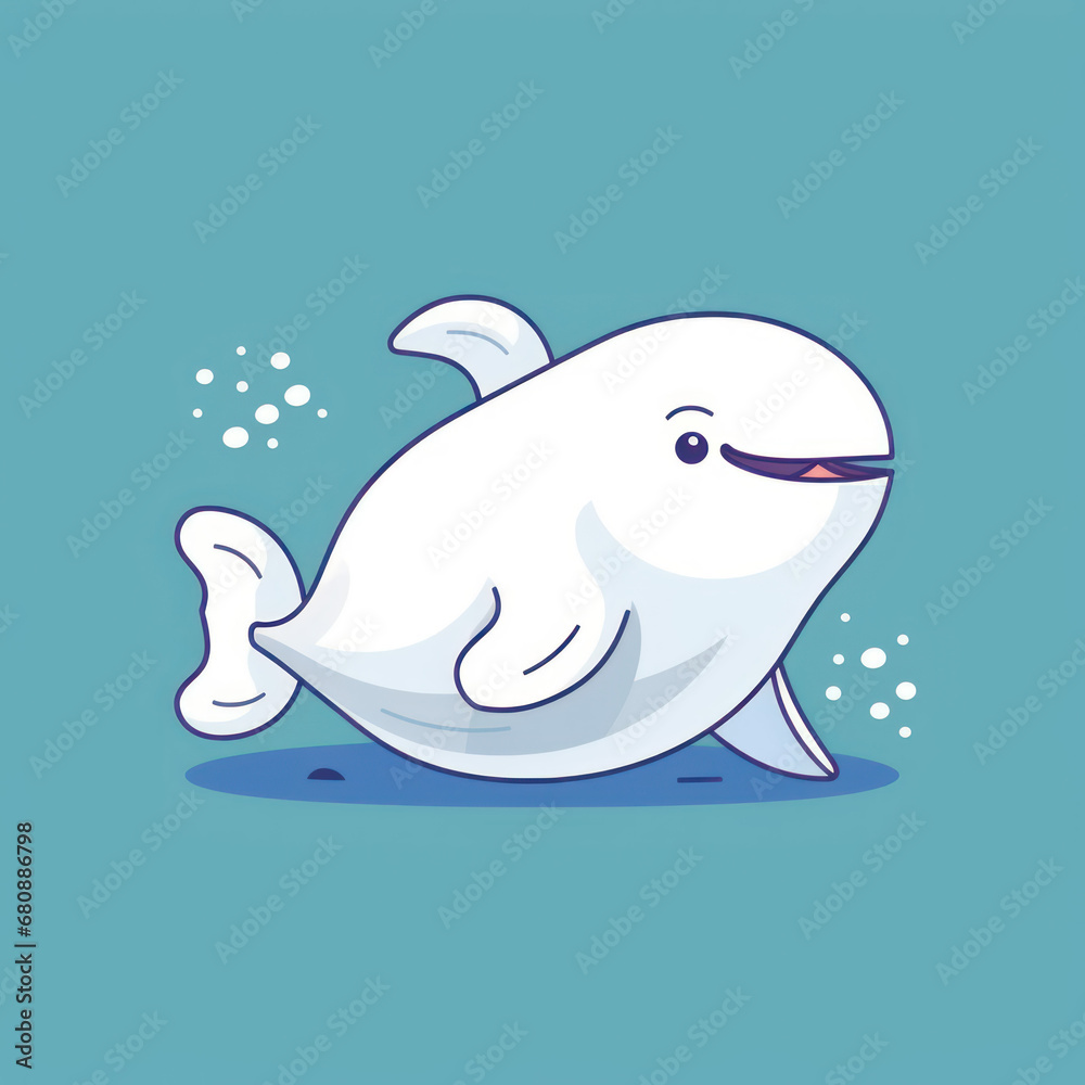 A jolly beluga whale in a marine adventure story
A jolly beluga whale in a marine adventure story