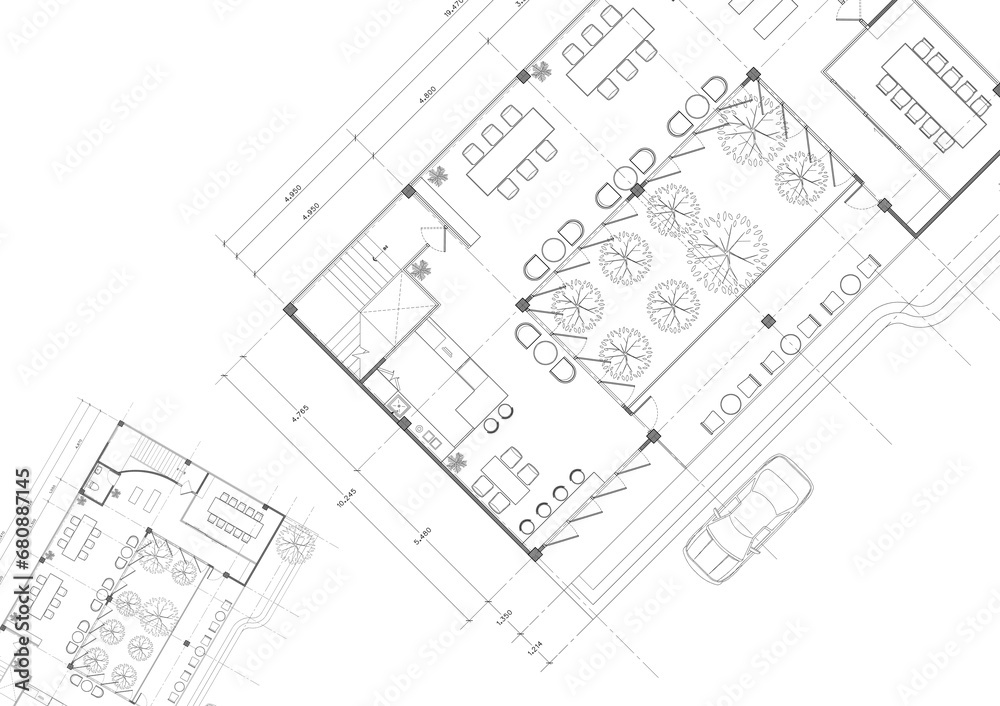 Write a blueprint architecture for building.