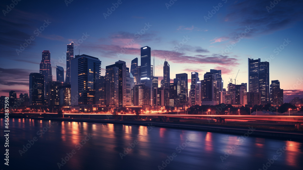 Fototapeta premium city at night