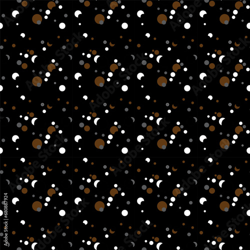Seamless Pattern Star in dark sky backgrounds, 