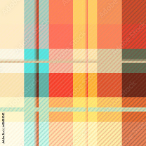 Retro Plaid Seamless Pattern, Classic Colorful Background for autumn winter scarf, flannel shirt, other modern fashion textile print.