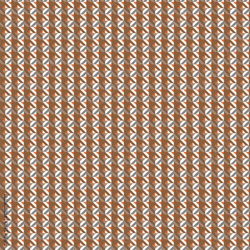 Abstract Plaid Checks Houndstooth Seamless Pattern in Colorful