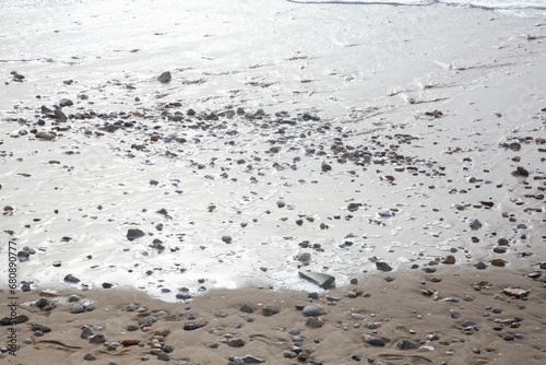 Small stones on the seashore