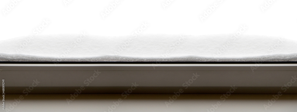 white snow on the window, banner, png, isolated on a transparent background white snow on the window, banner, png, isolated on a transparent background