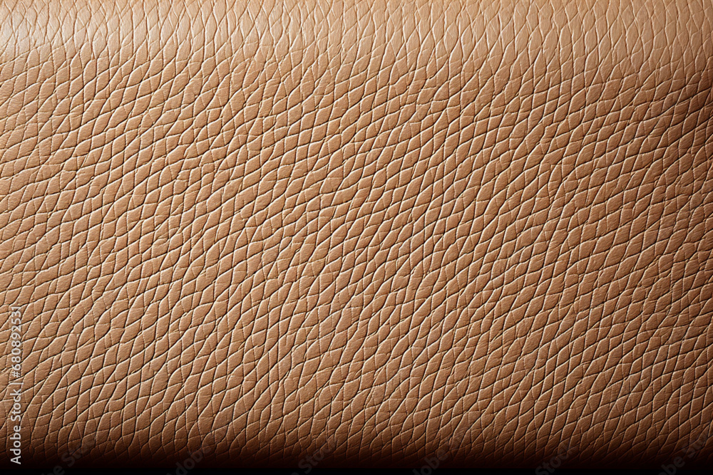 Fototapeta premium Luxurious Leather Elegance: Textured Background with Vignette - Generative AI