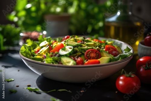Healthy Green Salad For Energy And Wellbeing