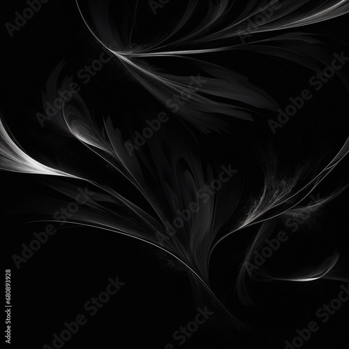 Black aesthetic abstract with color lines