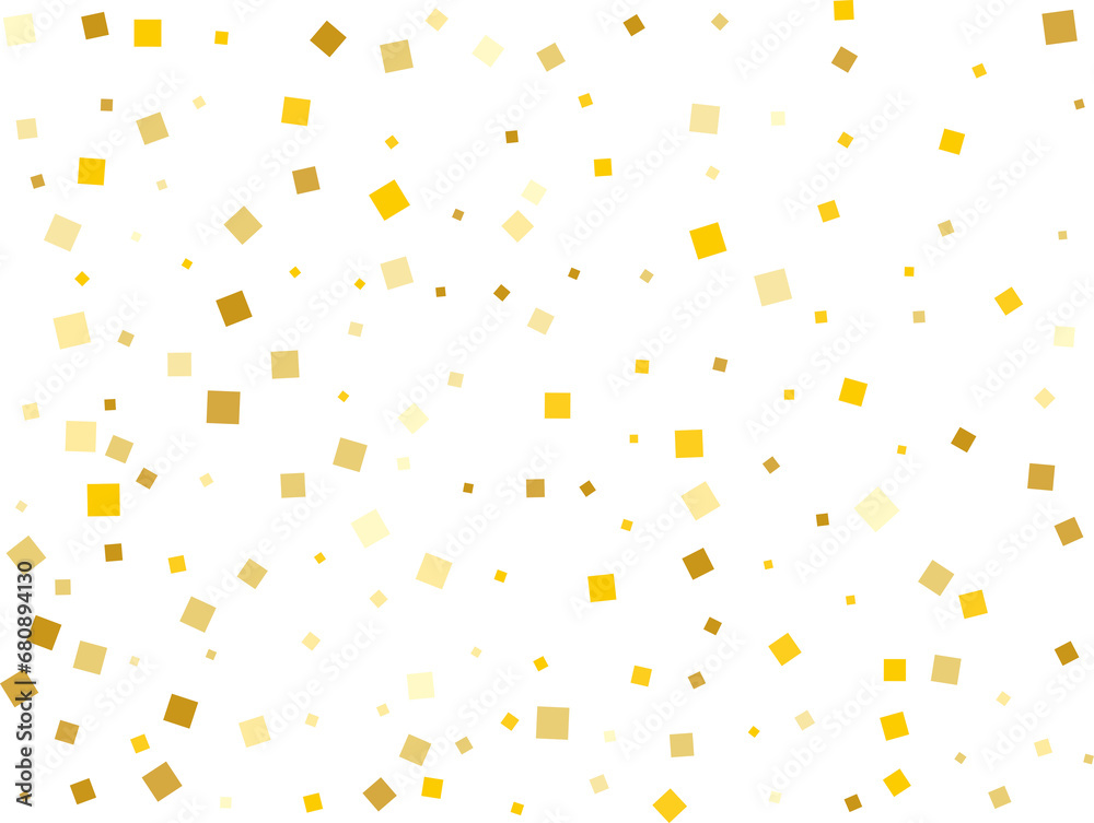 Stylish Gold Square Confetti Tinsels Stylish Gold Square Confetti Tinsels