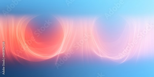 Warm air flow on a light background. Infrared wind wave light effect. Realistic movement of rarefied water from a humidifier. The concept of power radiation of air, Generative AI