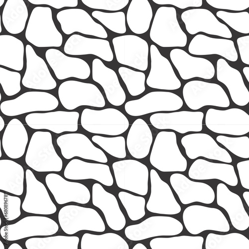 Stone texture in brown colors seamless background. Vector illustration