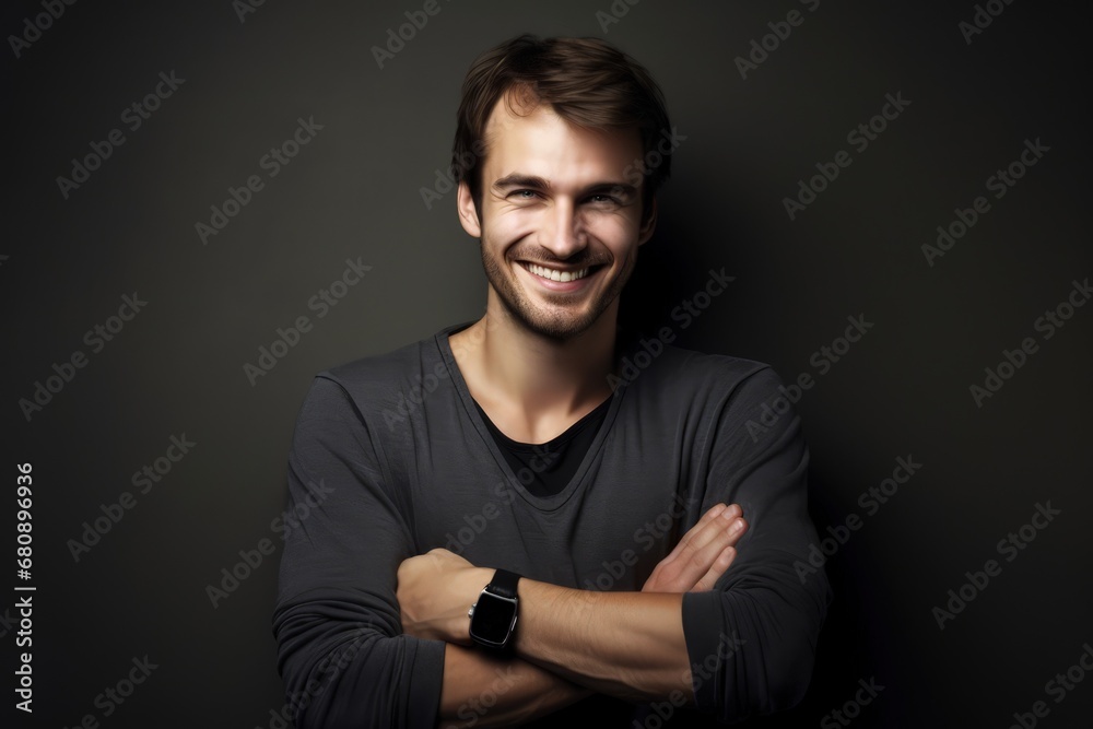 handsome smiling man face close up portrait handsome smiling man face close up portrait