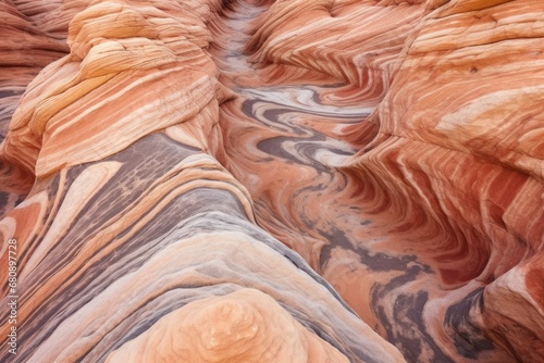 texture of sandstone formation photo