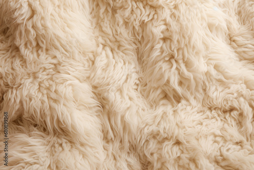 The warm and cozy texture of sheep's wool, perfect for winter fashion and decorative use.