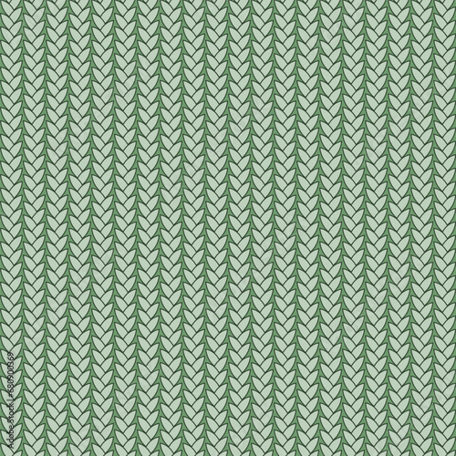 Check Plaid Seamless Pattern, Black and Light Green, Tartan Simple Windowpane Classic Line Grid