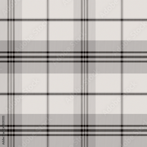 Check Plaid Seamless Pattern, Diagonal Gingham Buffalo Vector Pixel in Gray and Black Simple Tartan Background Graphic with Herringbone Line Grid