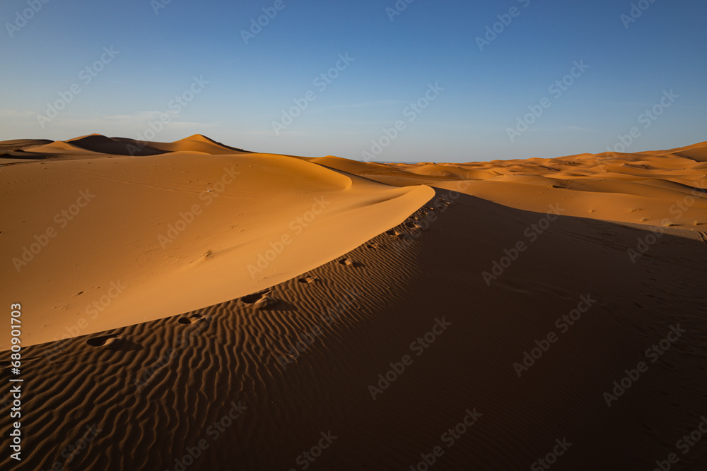Morocco desert dunes Erg Chebbi