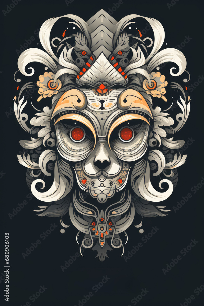 Naklejka premium Scandinavian Design ,Professional t-shirt design vector