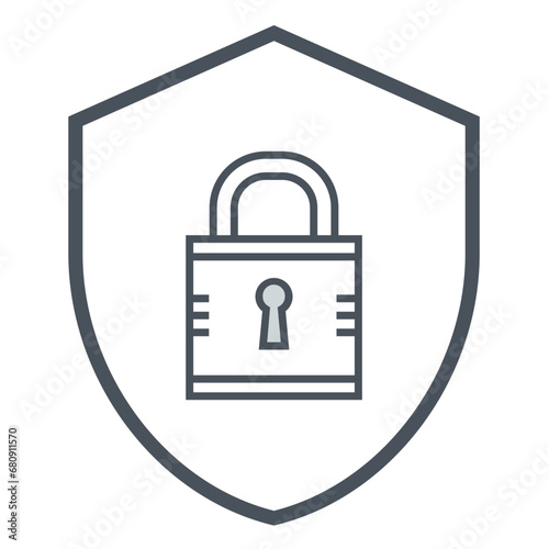 illustration of a icon security