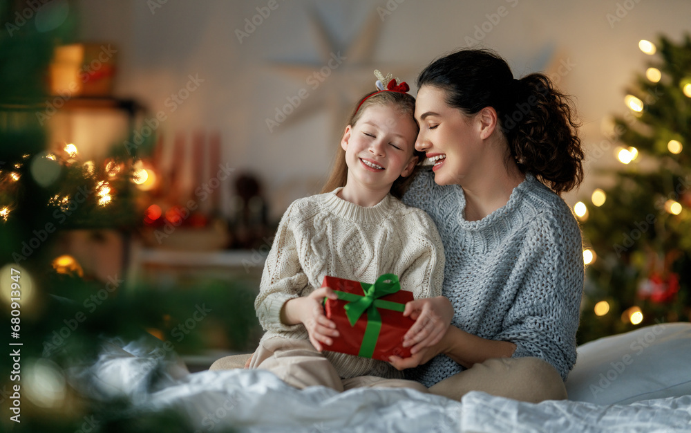 family celebrating Christmas family celebrating Christmas
