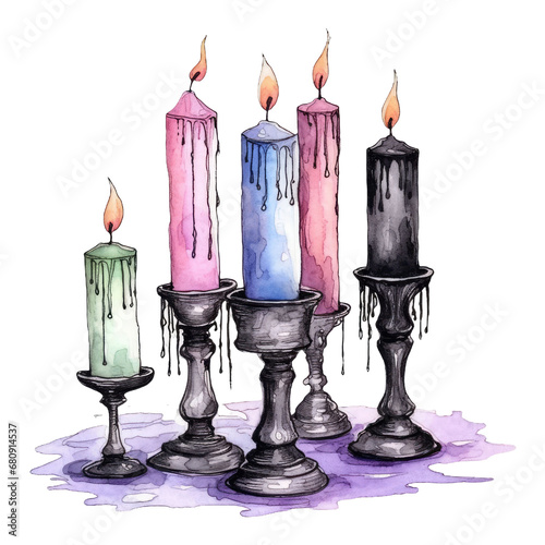candlestick with candles