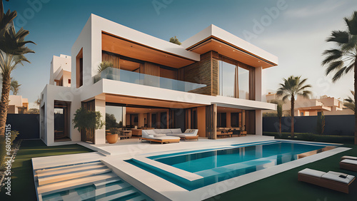 Luxus Villa mit Pool photo