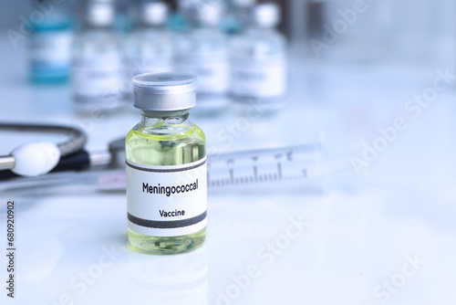 Meningococcal vaccine in a vial, immunization and treatment of infection
