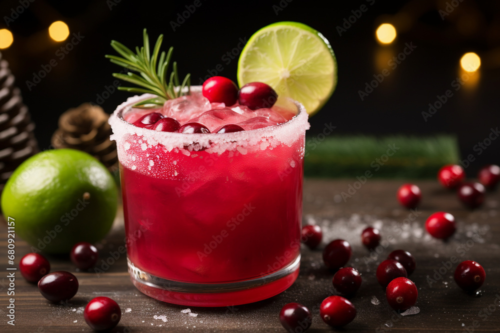 custom made wallpaper toronto digitalTangy Joy: Embrace the Season with Cranberry Lime Margarita