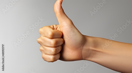 Thumb Up Finger. Thumb signal. Hands Show Finger Like