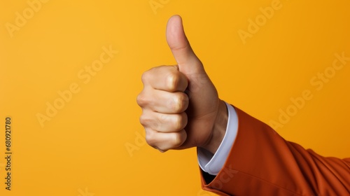 Thumb Up Finger. Thumb signal. Hands Show Finger Like