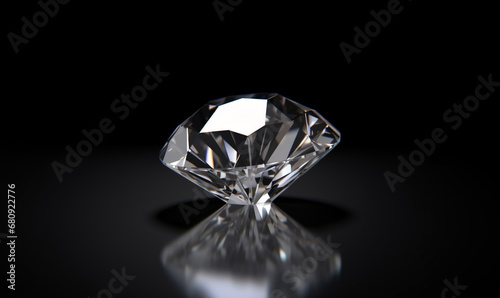 diamond jewelery side view