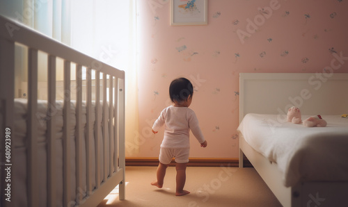 baby walking in his room © AB Design