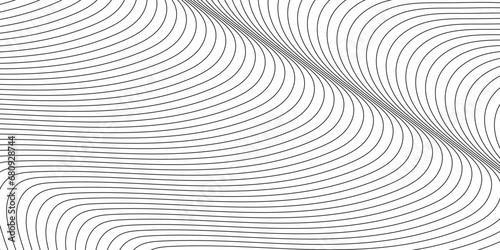 Technology abstract lines on white background. Abstract white blend digital technology flowing wave lines background. Modern glowing moving lines design. Modern white moving lines design element. 