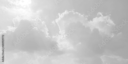 White cloud in the sky. View on a soft white fluffy cloud as background.  Cloudy sky, white clouds, black background pattern. The gray cloud trendy photo. White sky image 