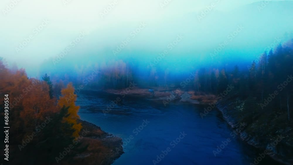 Norwegian Wilderness in Fall: Aerial Perspectives