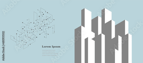 幾何学 抽象 建築 テクノロジー ビジネス 背景