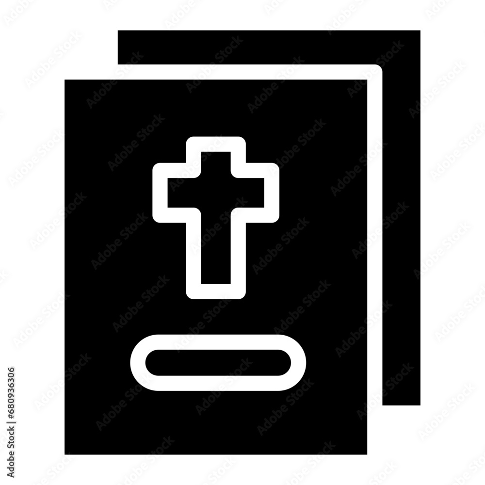 Obraz premium bible glyph