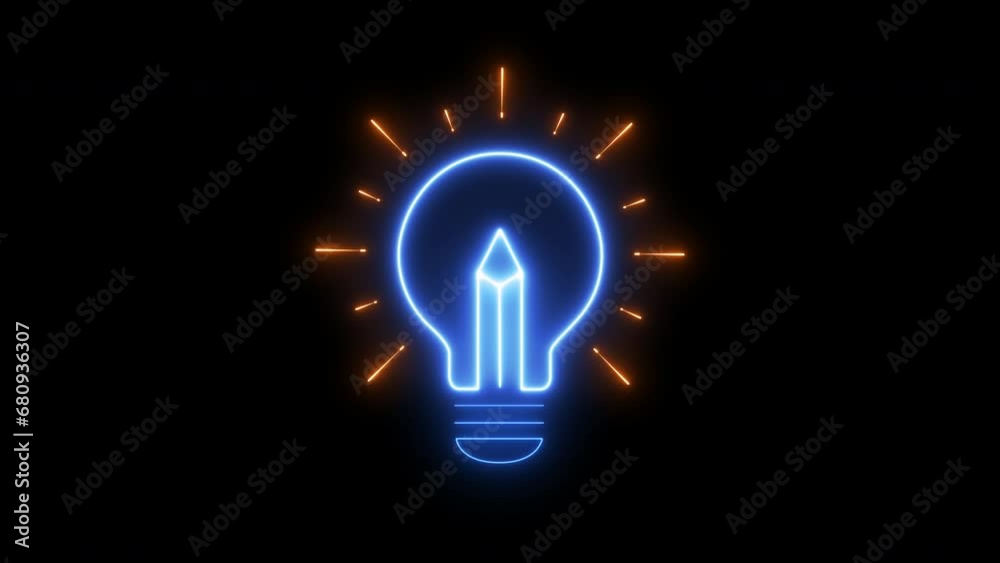 A glowing lightbulb and pencil inside. Business and innovation for idea or creativity concept. Able use graphic isolated transparent background. A glowing lightbulb and pencil inside. Business and innovation for idea or creativity concept. Able use graphic isolated transparent background.