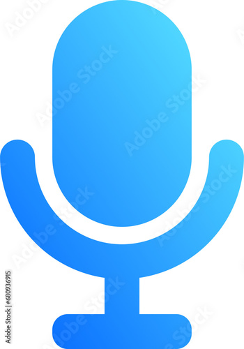 Blue Gradient Podcast Icon