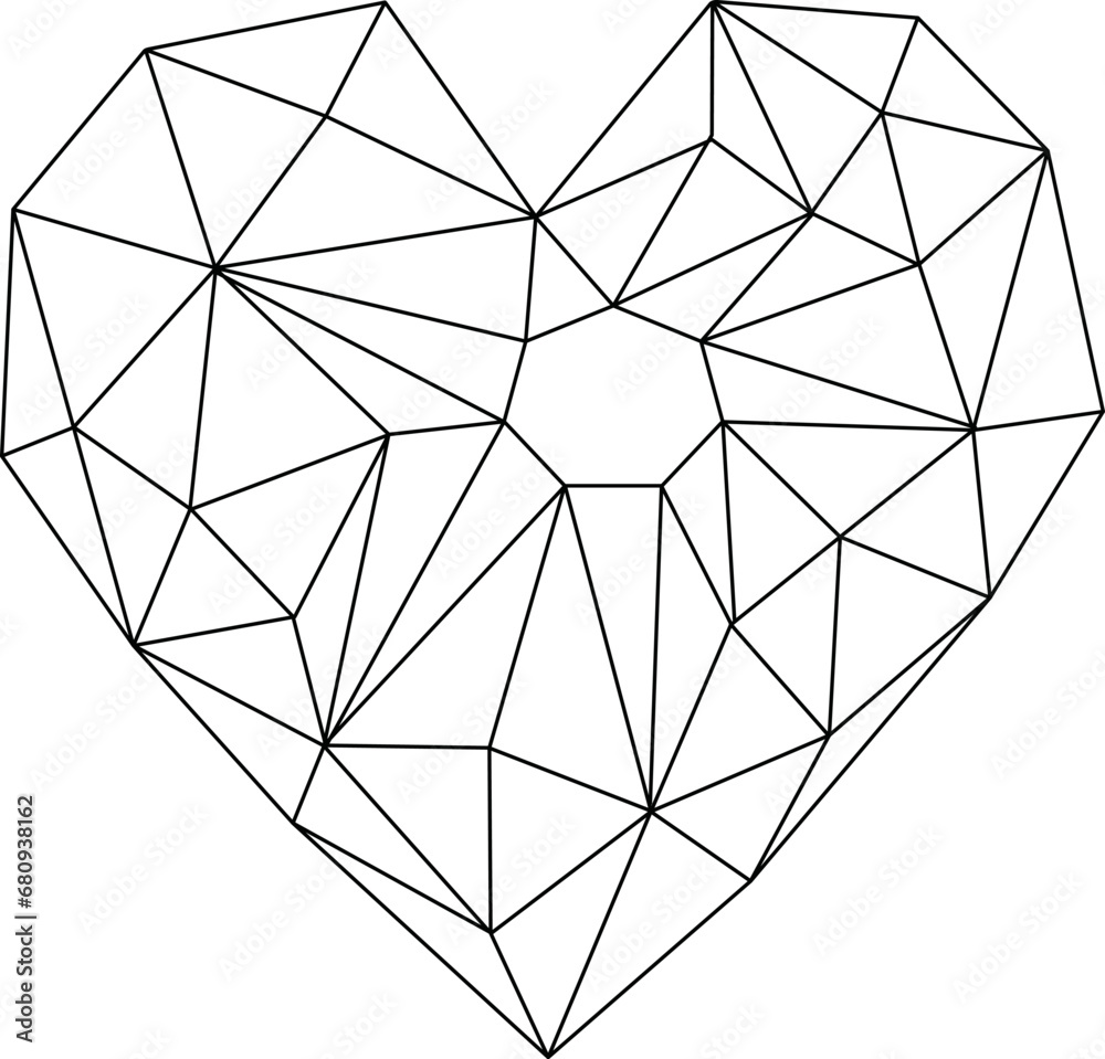 Heart abstract isolated on a white background
Heart abstract isolated on a white background