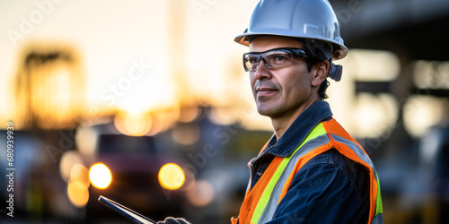 portrait of Environmental Compliance Inspector, Inspect & investigate sources of pollution to protect public and environment, ensure conformance with Federal, State & local regulations and ordinances photo