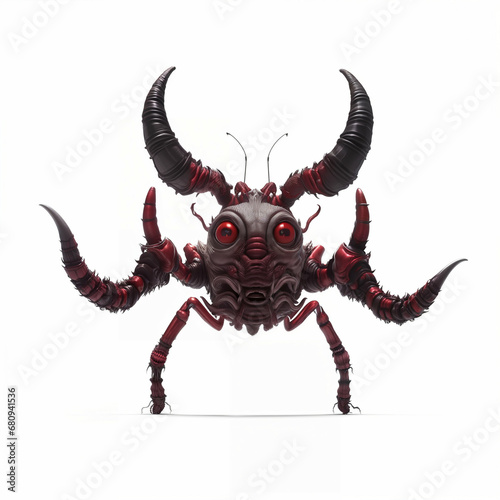 Insectlike Monster with hor...